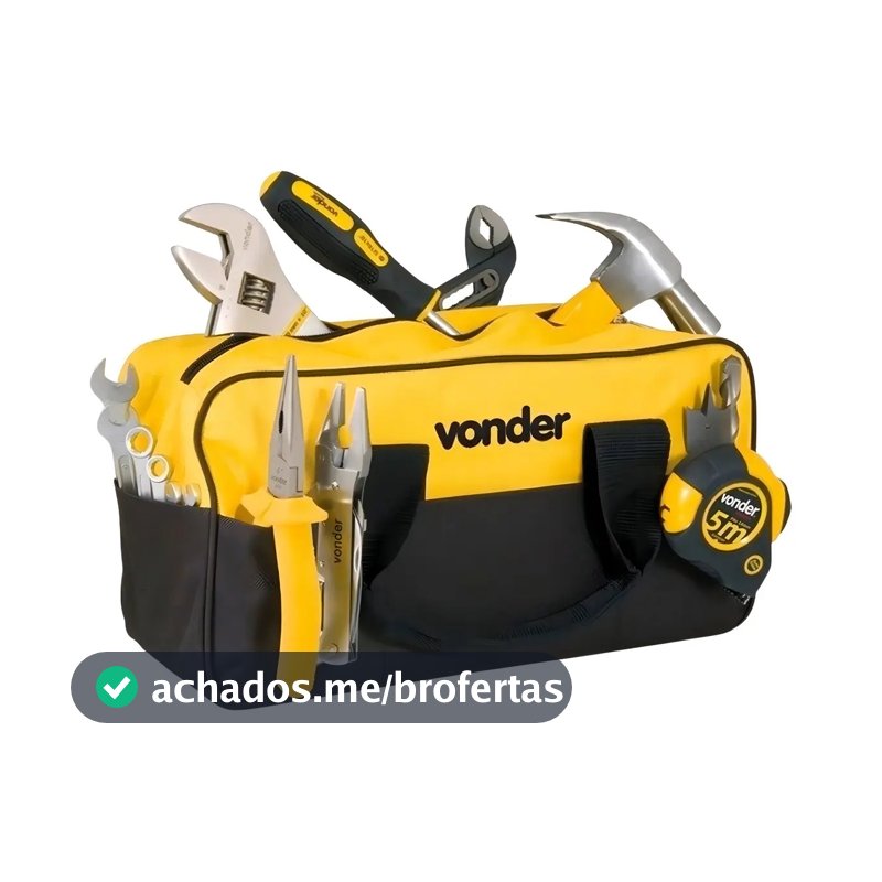 Bolsa Em Lona Para Ferramentas Bl-005 Com 8 Divisões Vonder