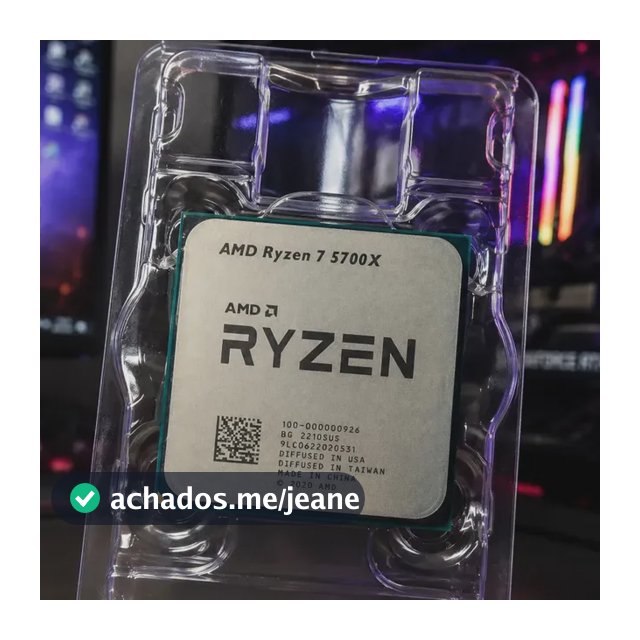 Processador Amd Ryzen 7 5700x Oem Sem Cooler