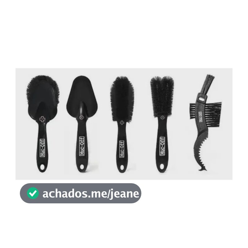 Kit 5 Escovas Limpeza Muc-off Premium Brush Bike Bicicleta