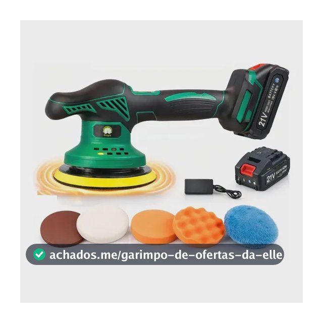 Politriz Lixadeira Automotiva Bivolt 8 Velocidades 2 Bateria
