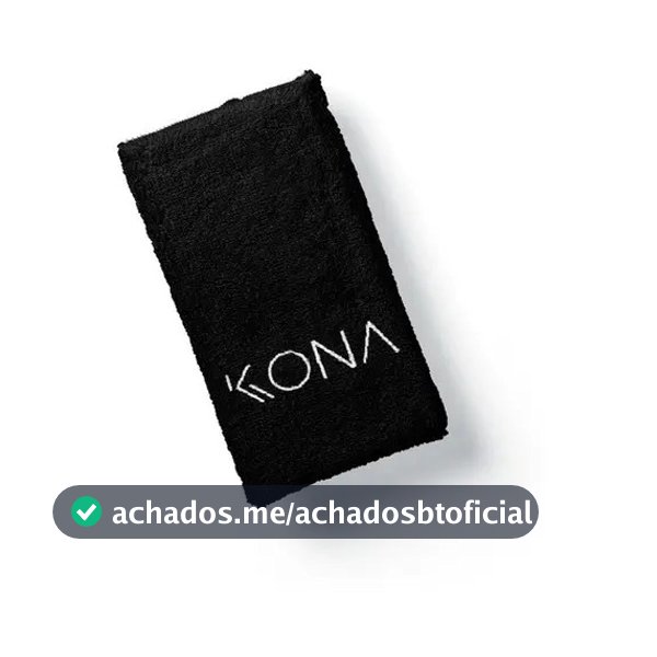 Munhequeira Pulso Beach Tennis Kona Esportes Atoalhada Cores Cor Preto/ Branco