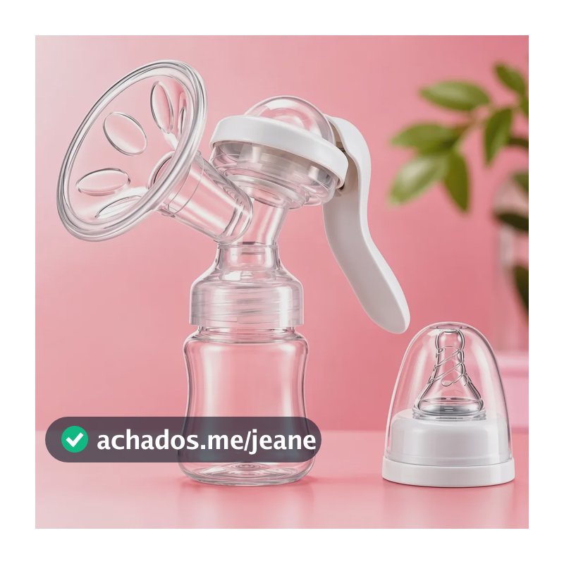 Bomba Manual Coletora Extratora De Leite Materno Portátil