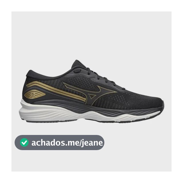Tênis Masculino Wave Falcon 5 Mizuno Pret90 Liso 41 Br