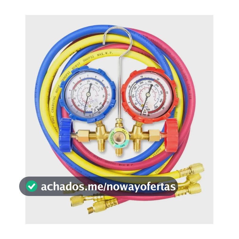 Manifold Ar Condicionado E Refrigeração R12/r22/r404a/r134a