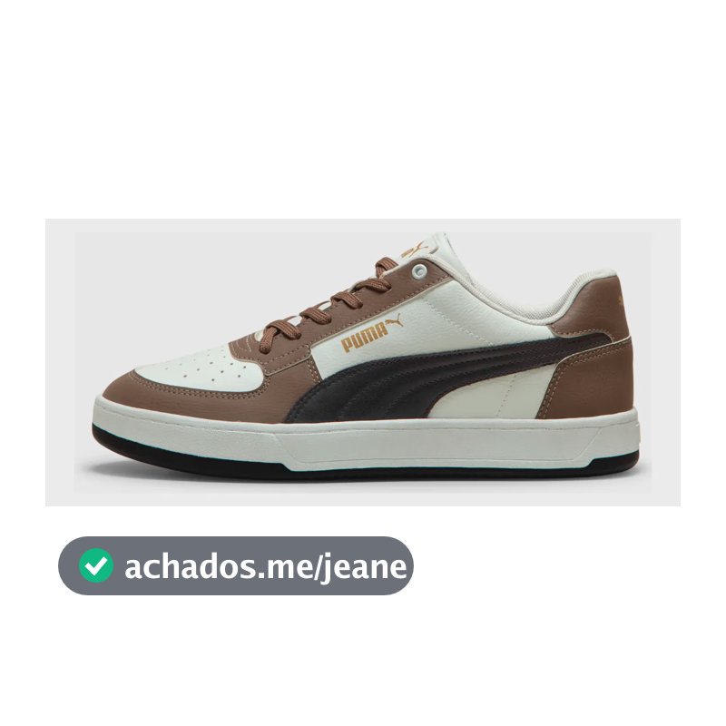 Tênis Masculino Caven 2.0 Puma Totally Taupe Lisa 39 Br