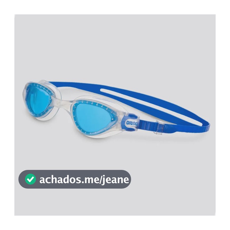 Óculos De Natação Masc/femi Cruiser Soft Proteção Uv Arena Azul