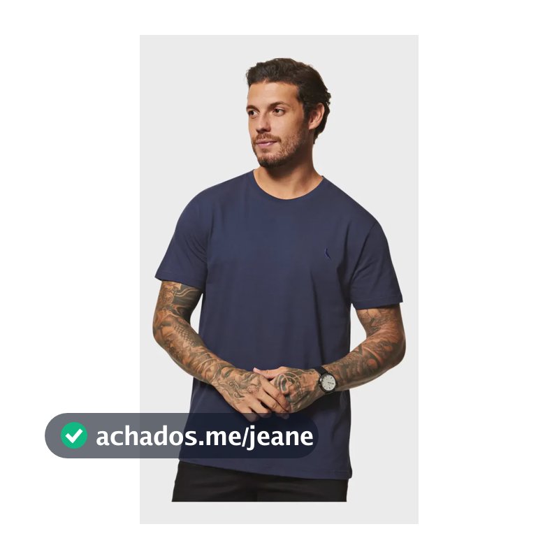 Camiseta Careca Reserva Masculino Marinho N/a M Lisa