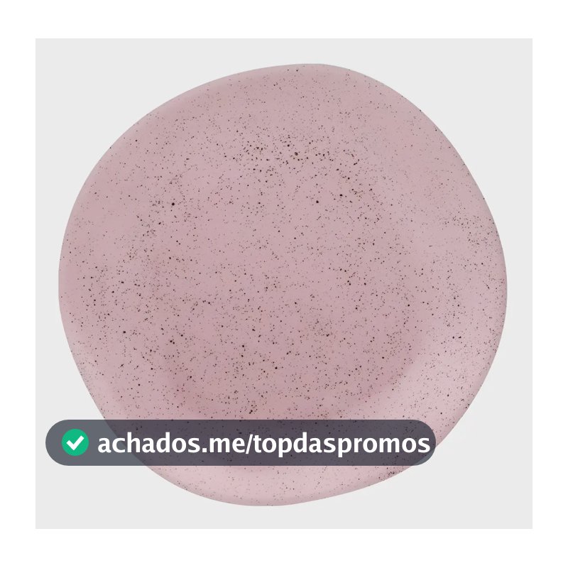 Conjunto De 6 Pratos Fundos Ryo Pink Sand 77358 22,5cm Rosa Claro Oxford