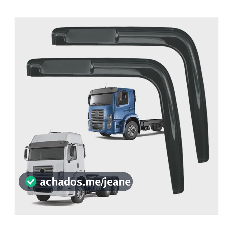 Calha De Porta Para Chuva Vw Constellation - Todos Fumê Fumê