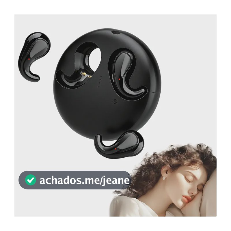Fone De Ouvido Altomex Eletro Mex Bluetooth Sem Fio De Sono Confortável Preto