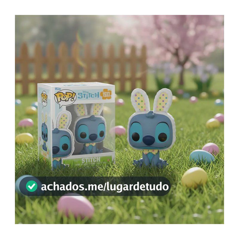 Figura Funko Pop Disney Stitch Coelhinho Da Páscoa 1533