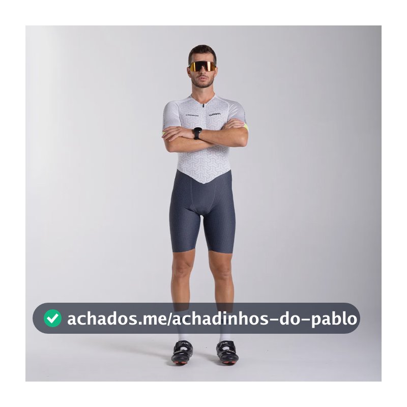 Macaquinho Triathlon C/ Manga Carbon Woom Revolution  Ii Branco P