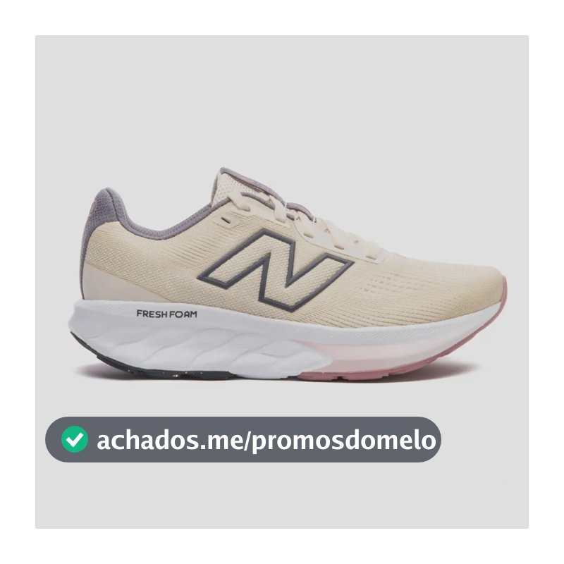 Tênis Feminino New Balance Fresh Foam 520 V9 Esporte Running Bege 36