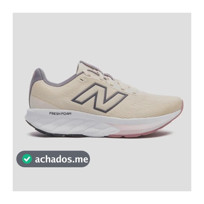 Tênis Feminino New Balance Fresh Foam 520 V9 Esporte Running Bege 36