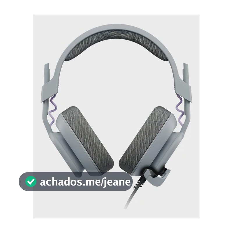 Fones de ouvido Logitech Astro A10 2ª geração Ps5 Pc Mac Switch Cor dos fones de ouvido Xbox Cor cinza Cor clara NA