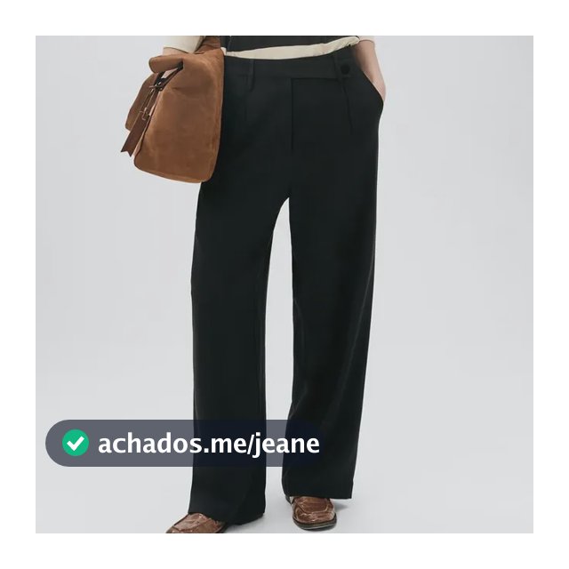 Calça Feminina Reta Cintura Alta Peach Touch Hering
