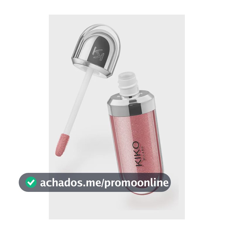 Gloss Hidratante 3D Hydra Kiko Milano Cor 35 Lilás Efeito Brilhante