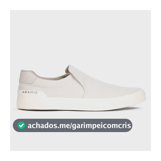 Tênis Masculino Casual Aramis Daily Slip Confortável Moderno Bege 41 Br