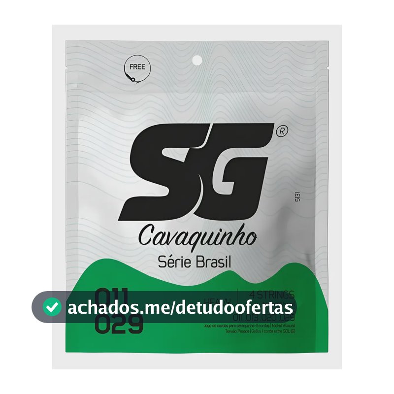 Encordoamento Sg Cavaquinho Cavaco T. Alta 011 029 Bolinha