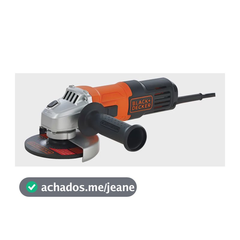 Esmerilhadeira Angular 115mm Black+decker Modelo G650 Potênc Laranja 127v 60 Hz