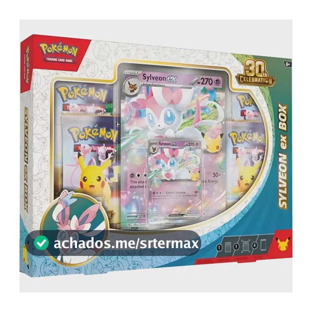 Box Pokemon 30 Anos Sylveon Ex Ingles 30th Celebration Tcg Sylveon Ex Ingles Inglês