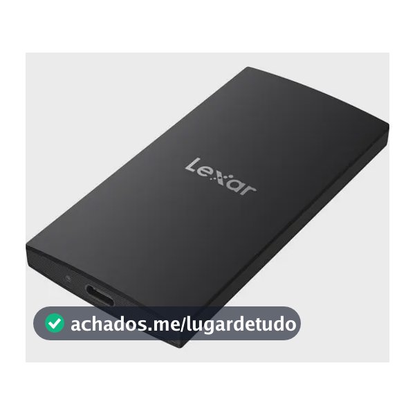 SSD Externo 1TB Lexar SL300 USB-C 3.2 com Velocidade 1050MB/s