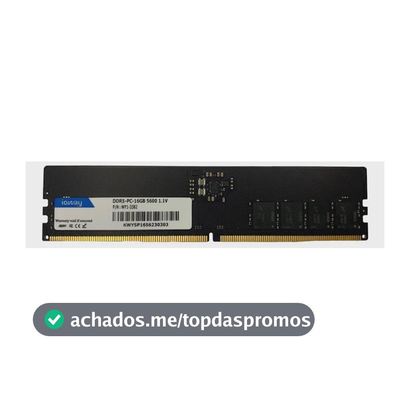 Memória Ram 16gb Ddr5 5600mhz Udimm Ioway