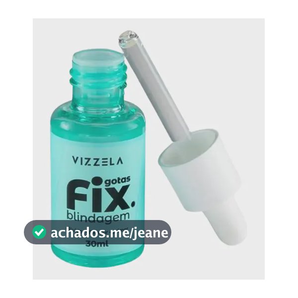 Fixador De Maquiagem Gotas Fix Vizzela Incolor