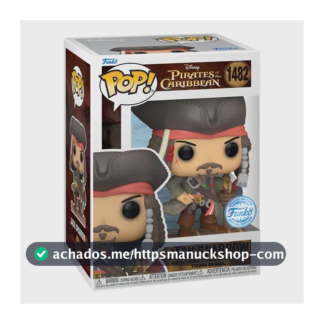 Funko Pop Pirates Of The Caribbean 1482 Jack Sparrow