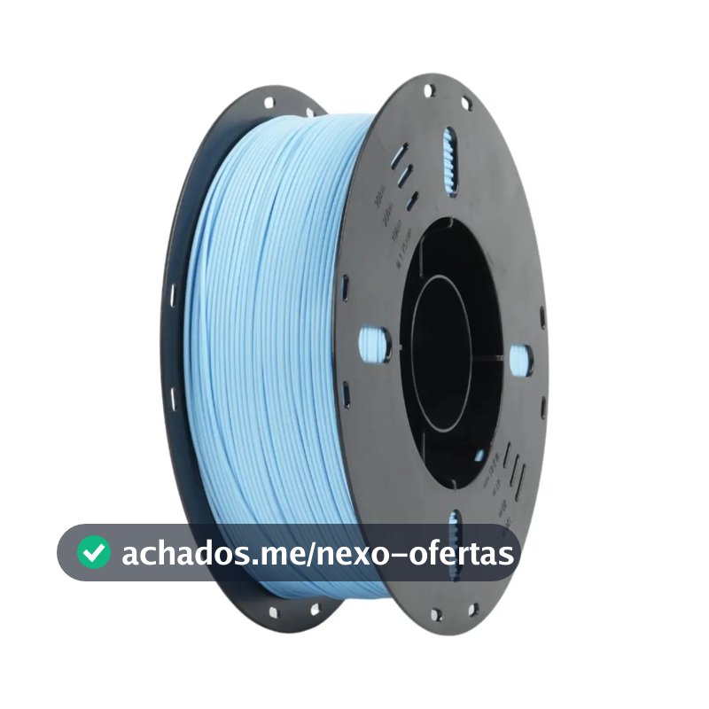 Filamento 3d Flashforge 1kg 1,75mm Pla Lite Diversas Cores Cor Azul Gelo