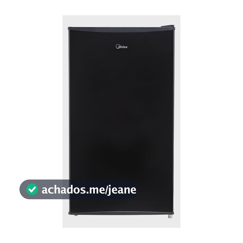 Frigobar 93 Litros Black Edition Inverter Bivolt Midea Preto 110v/220v