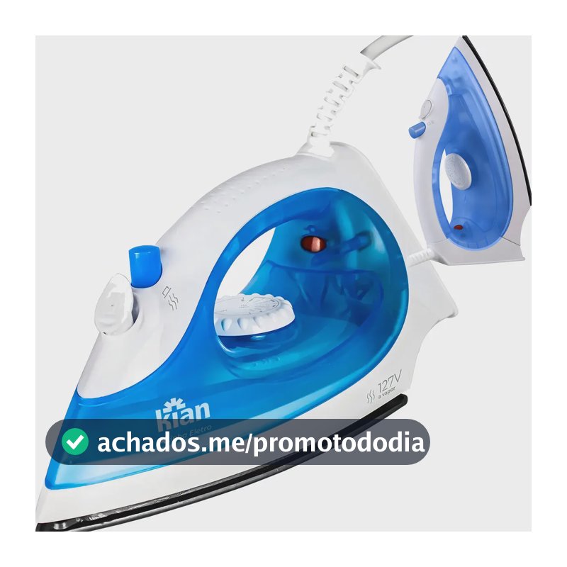 Ferro A Vapor 1300w Azul Kian