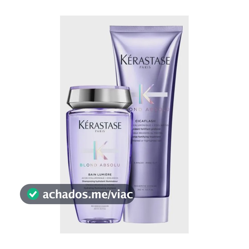 Kit Kérastase Blond Absolu Shampoo Lumiére E Cicaflash