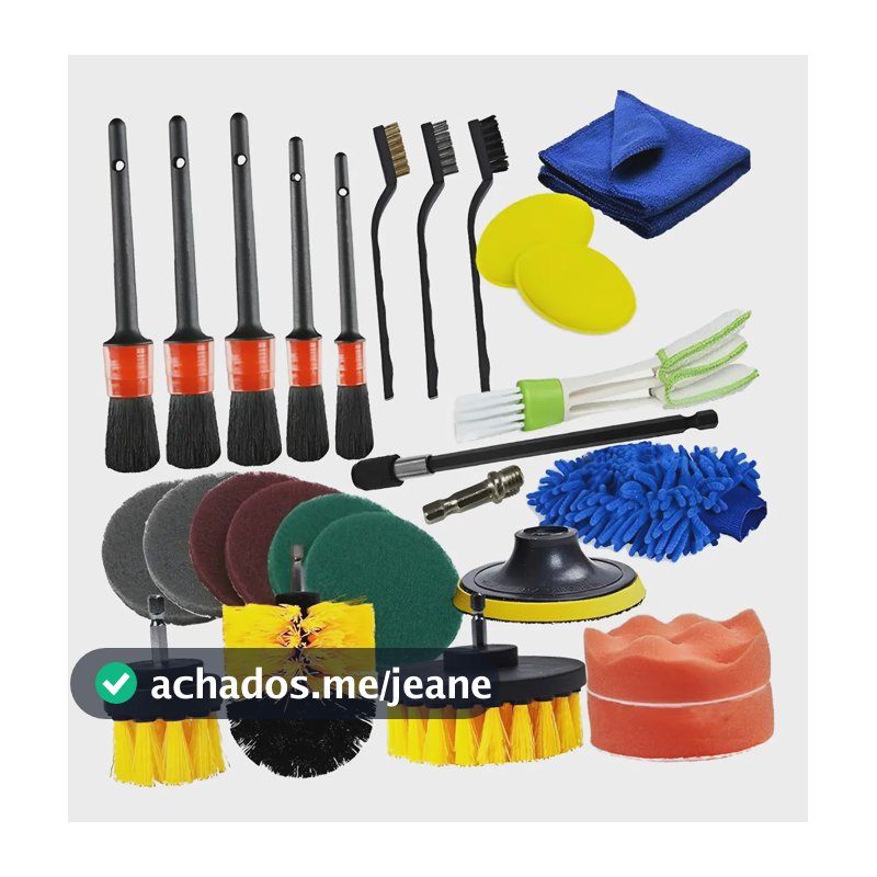 Juego 26 Cepillos Detalles Automóviles Herramientas /thm