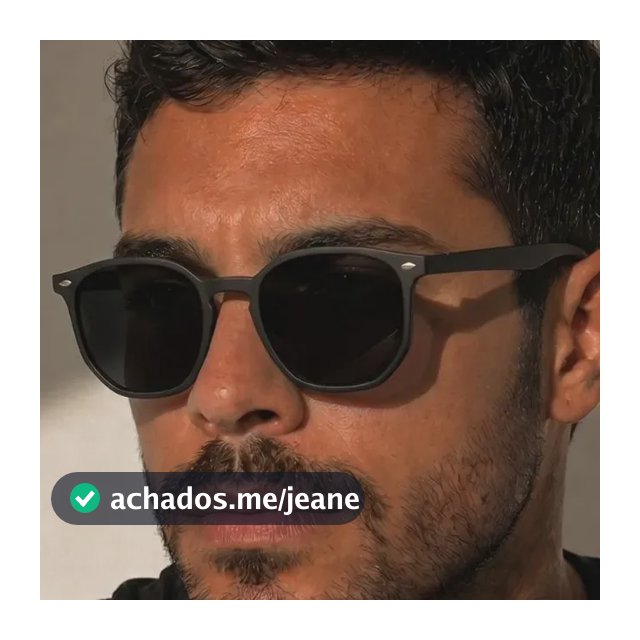 Óculos De Sol Lux Glasses Unissex Acetato Uv400 Moderno Top
