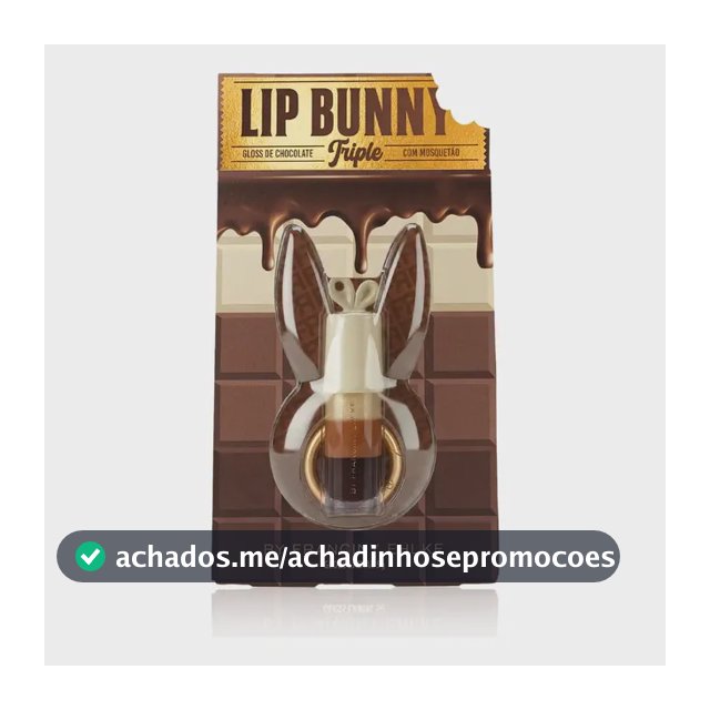 Gloss Labial Lip Bunny Triple - Fran By Franciny Ehlke Marrom