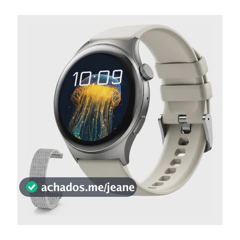 Smartwatch Esportivo Betdow Fb060 Tela Hd  Prova Ip68 1.39 Prateado Mesh