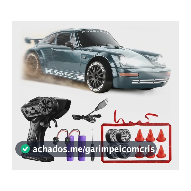 Carrinho De Controle Remoto Drift Car 4x4 Carro Brinquedo Recarregavel Corrida de deriva