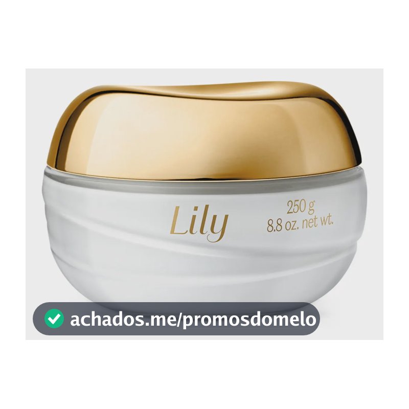 Creme Acetinado Hidratante Corporal Lily O Boticário 250g