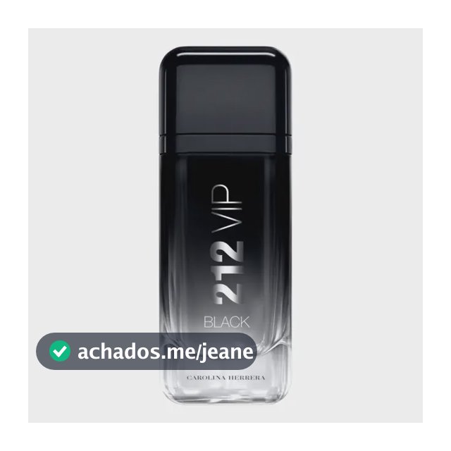 Perfume Carolina Herrera 212 VIP Black Eau de Parfum 100 ml masculino