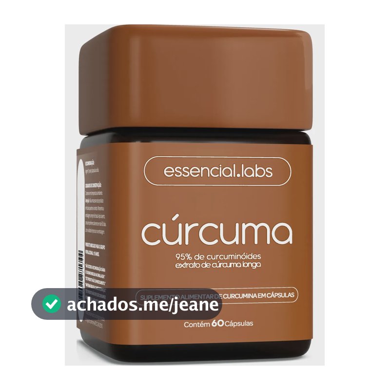 CÚRCUMA PURA - Fórmula com Máxima Concentração e Biodisponibilidade - 60 Doses