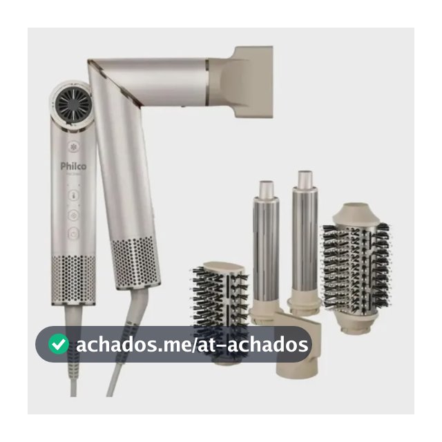 Secador De Cabelos Philco psc3500 4 Em 1 dobrável motor bldc Prateado