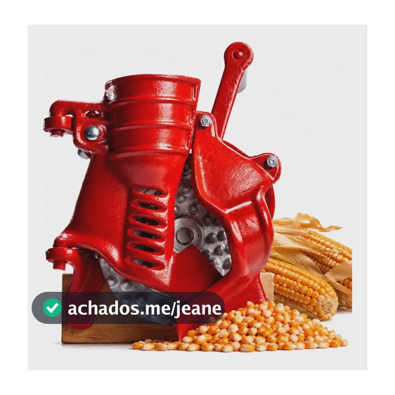Debulhador De Milho Manual Ferro Fundido Capacidade 30kg/h Vermelho