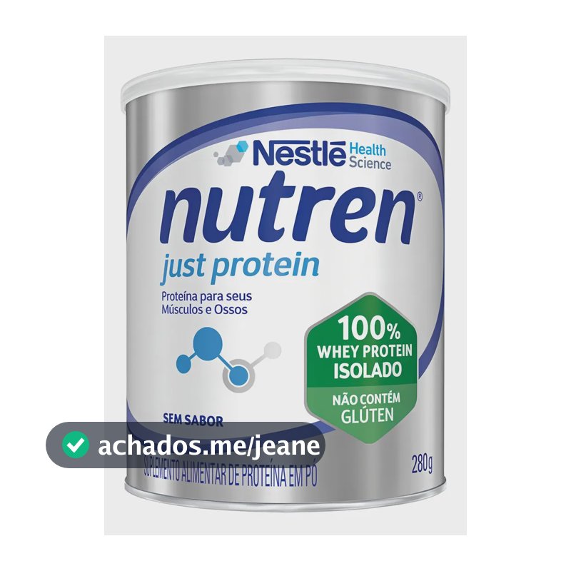 Proteína Nestlé HealthScience Nutren ® Just em pó Sem sabor x 280g