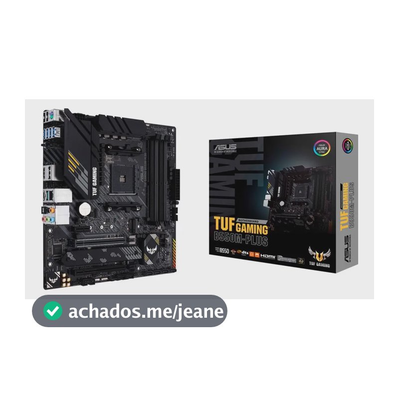 Placa Mãe Asus Tuf Gaming B550m Plus Amd Am4 Matx Ddr4