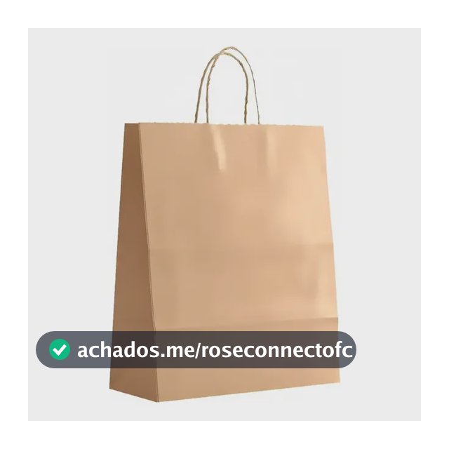 Sacola De Papel Kraft 23x10x28 ( 50unid Promoção )