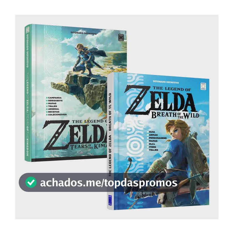 Kit Guia Zelda Breath Of The Wild + Tears Of The Kingdom