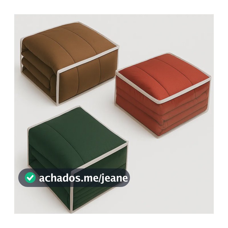 Kit 5 Saco Organizador Multiuso Pmg Embalagem Pvc Cristal 100% Pvc Transoparente