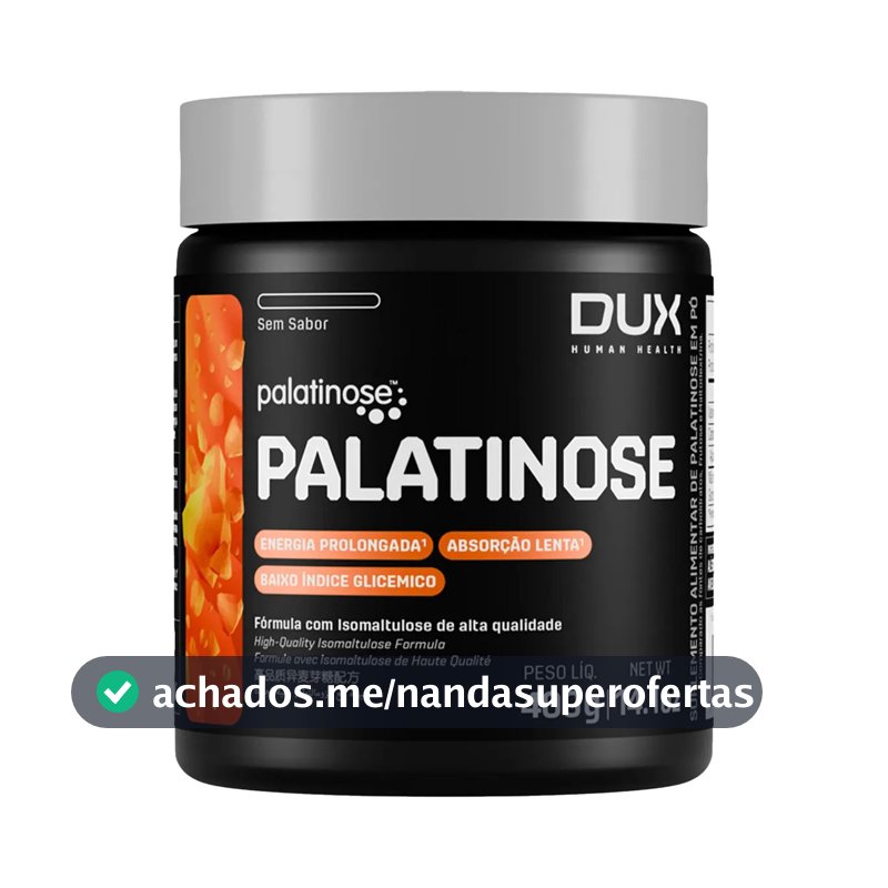 Suplemento em pó Dux human health Carboidratos Palatinose Sem sabor x 400g
