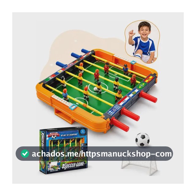 Mini Jogo De Futebol Totó Jogos Pebolim Futebol De Mesa Grande Brinquedos Presente Menino Kizumba
